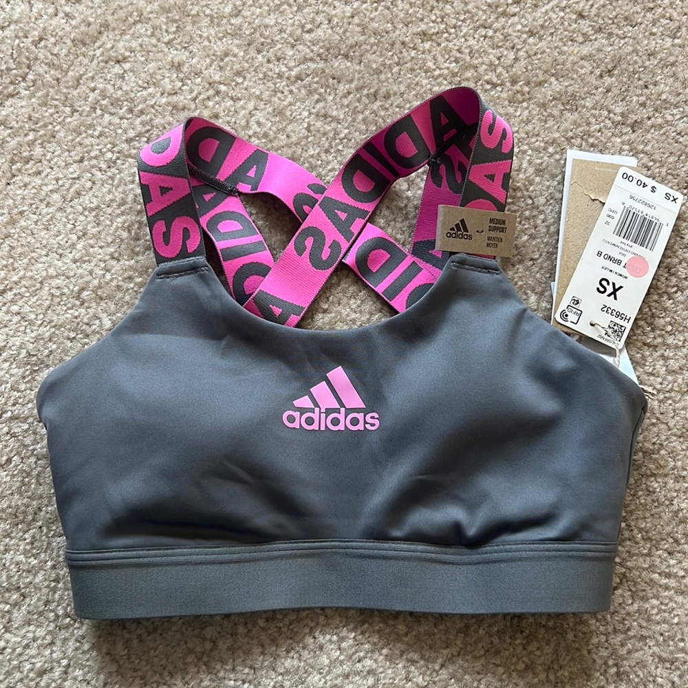 Adidas Medium Support Training Bra XS NWT